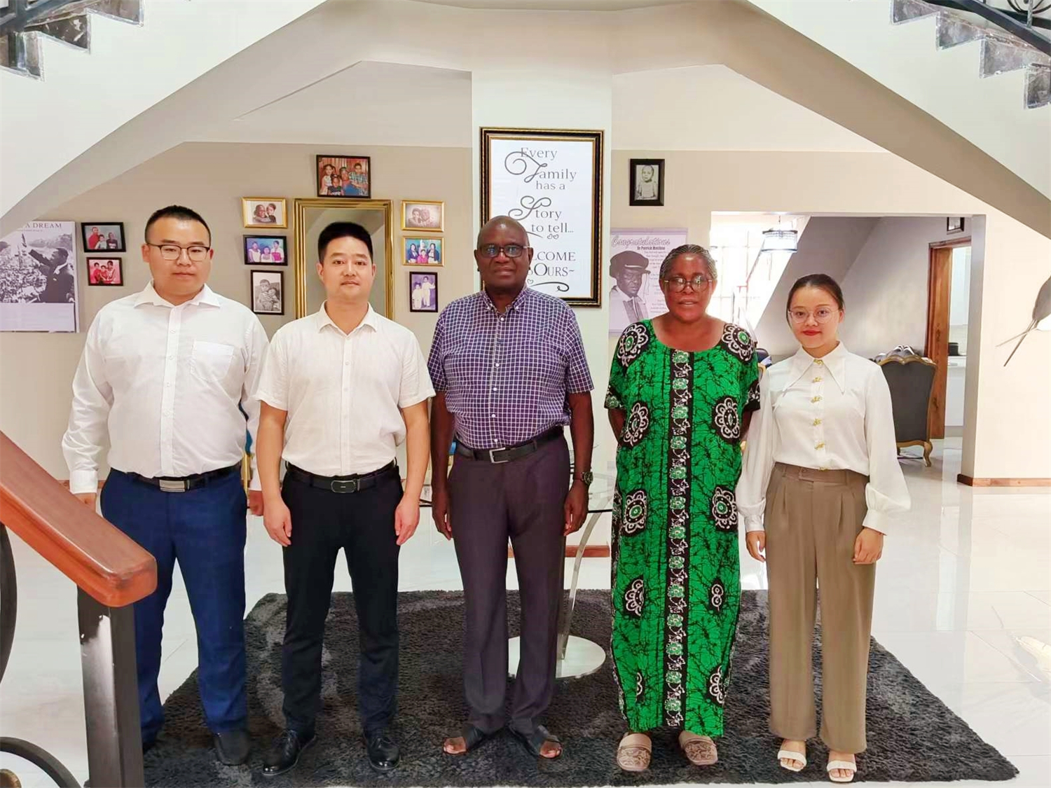 赞比亚国民议会前任议长给中安华力赞比亚公司发来感谢信