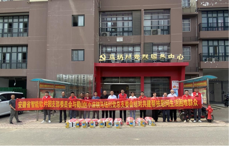 安徽省智能软件园EPC工程项目临时联合党支部与属地党组织开展党建共建活动