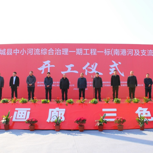 集团承建舒城县中小河流综合治理一期工程一标项目顺利开工