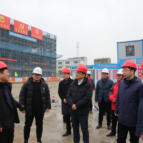 合肥市庐阳区四大班子领导调研督导集团承建重点项目复工复产