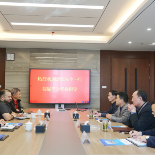 伊朗赛龙德工贸有限公司总经理迈德先生等一行来华力考察交流