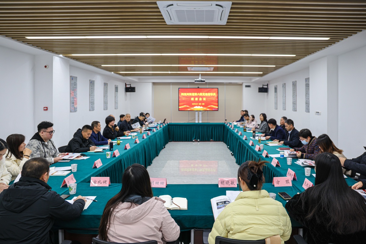 四里河街道第六批非公党建指导员联席会议在中安华力举办