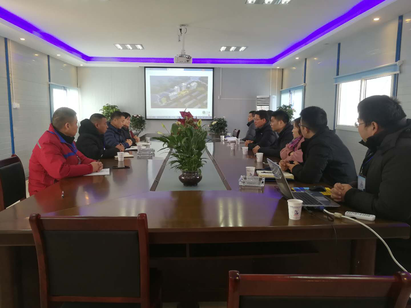 合肥海恒总经理率队到华力经开北区人才公寓项目检查