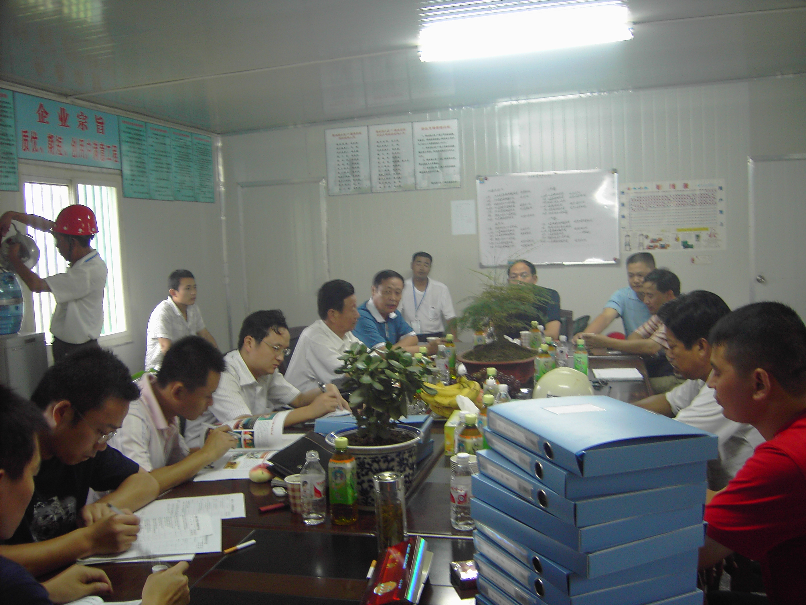 碧水园1﹟楼通过合肥市“安全质量标准化示范工地”验收