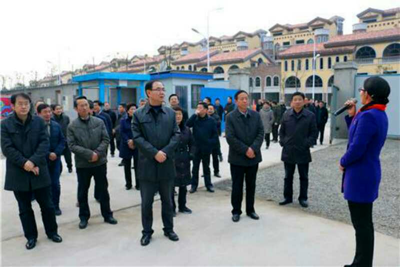 毕小彬市长率团到项目管理公司监理的霍山华强文化旅游城观摩