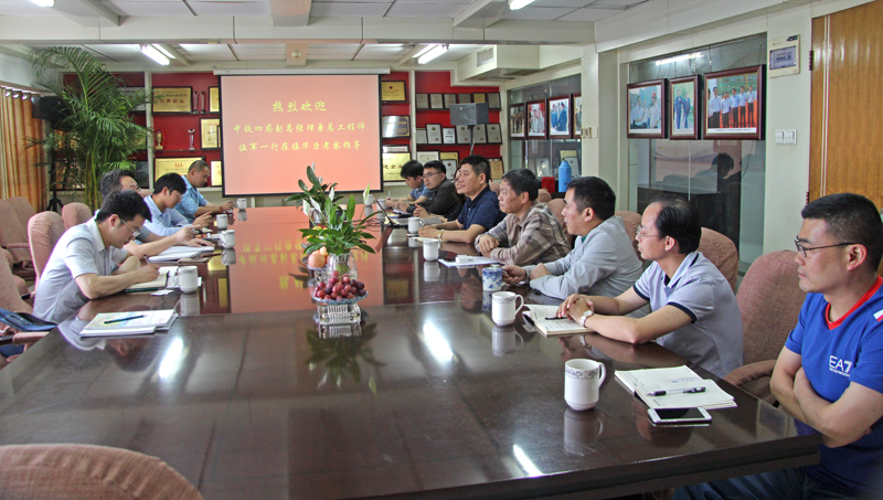 中铁四局副总经理、总工程师伍军到华力考察交流