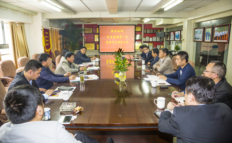 阜南县棚户区改造PPP项目组来华力考察