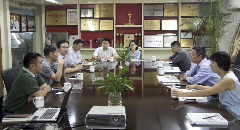 安博中国副总裁杨永华来华力考察