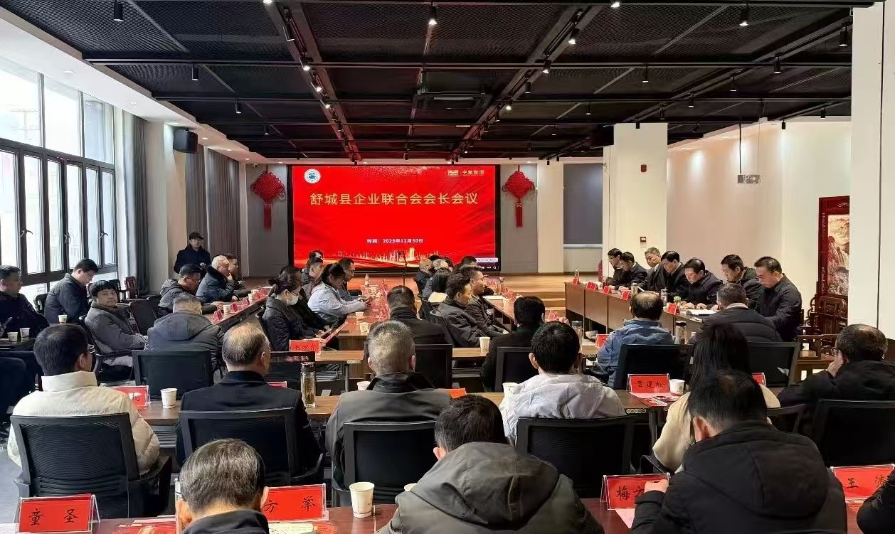 舒城县企业联合会会长会议顺利召开